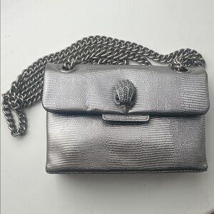 Kurt Geiger Metallic Silver Shoulder Bag